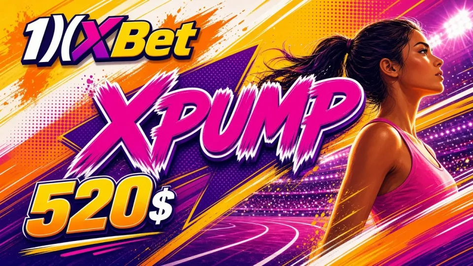 Промокод 1ХБЕТ XPUMP даёт новым игрокам бонус на первый депозит при регистрации